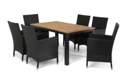 Comfort Garden Las Vegas Spisegruppe 152-210+6 Thor Lyx Stoler