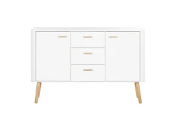 Sideboard & Skjenker-Lausanne Sideboard 136x40 cm Natur,Hvit