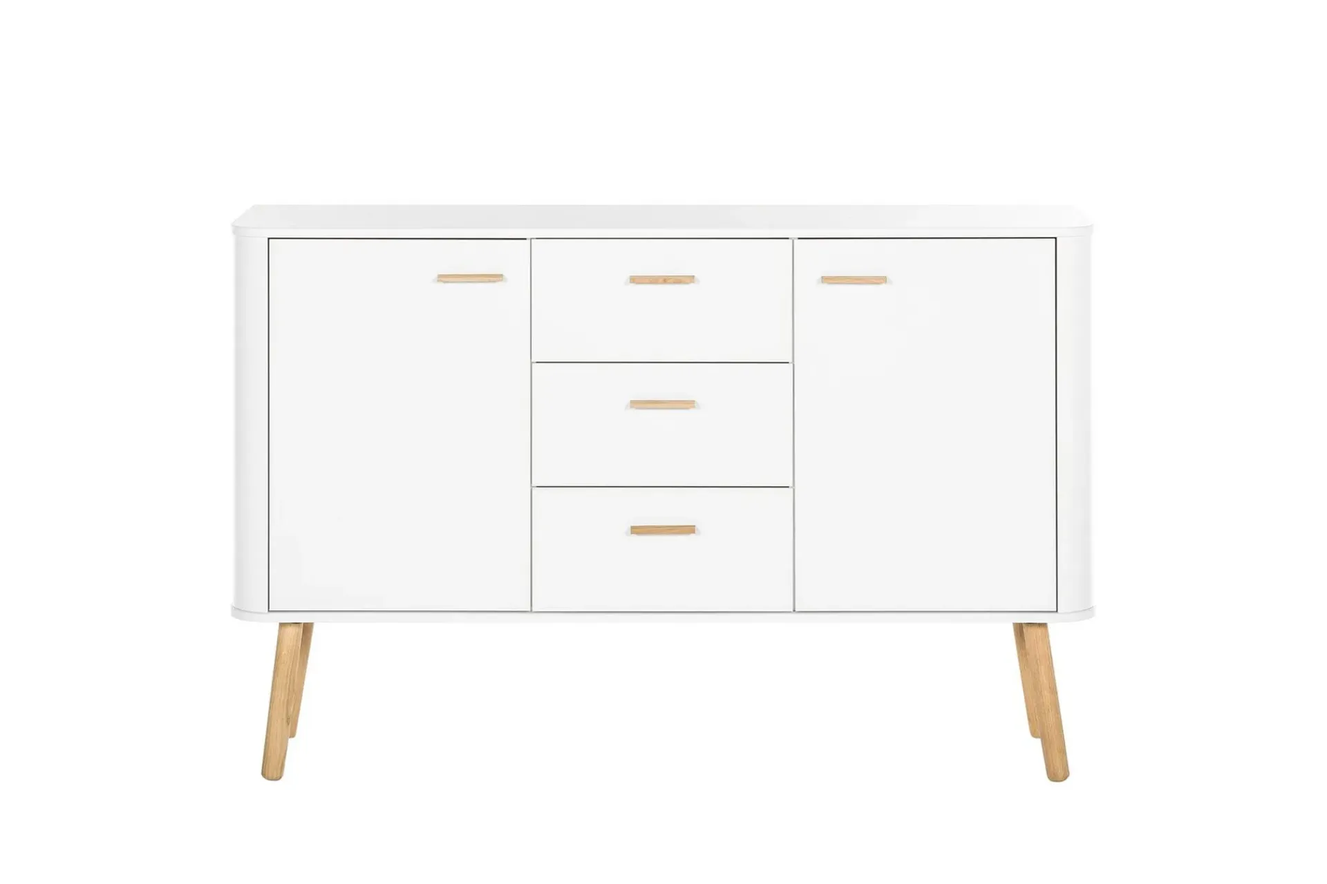 Sideboard & Skjenker-Lausanne Sideboard 136x40 cm Natur,Hvit