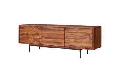 Wohnling Lavbord Heltre med oppbevaring 3 dører landlig stil