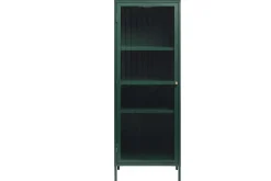 Vitrineskap|Skap-Lazarus Vitrineskap 58x160 cm Grønn