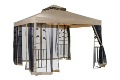 Leafie Paviljong 300x300 cm Stålramme
