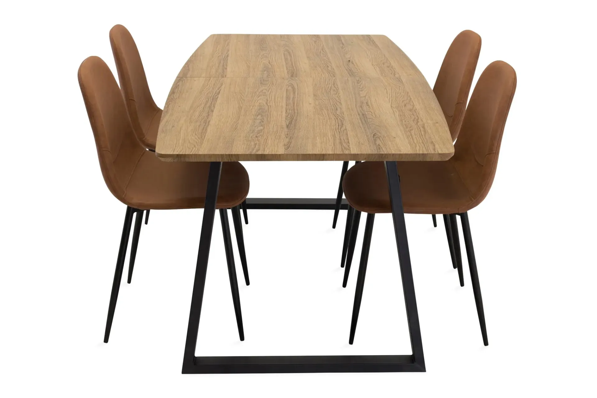 Venture Home Leah Forlengningsbar Spisegruppe med 4 Pontus Stoler