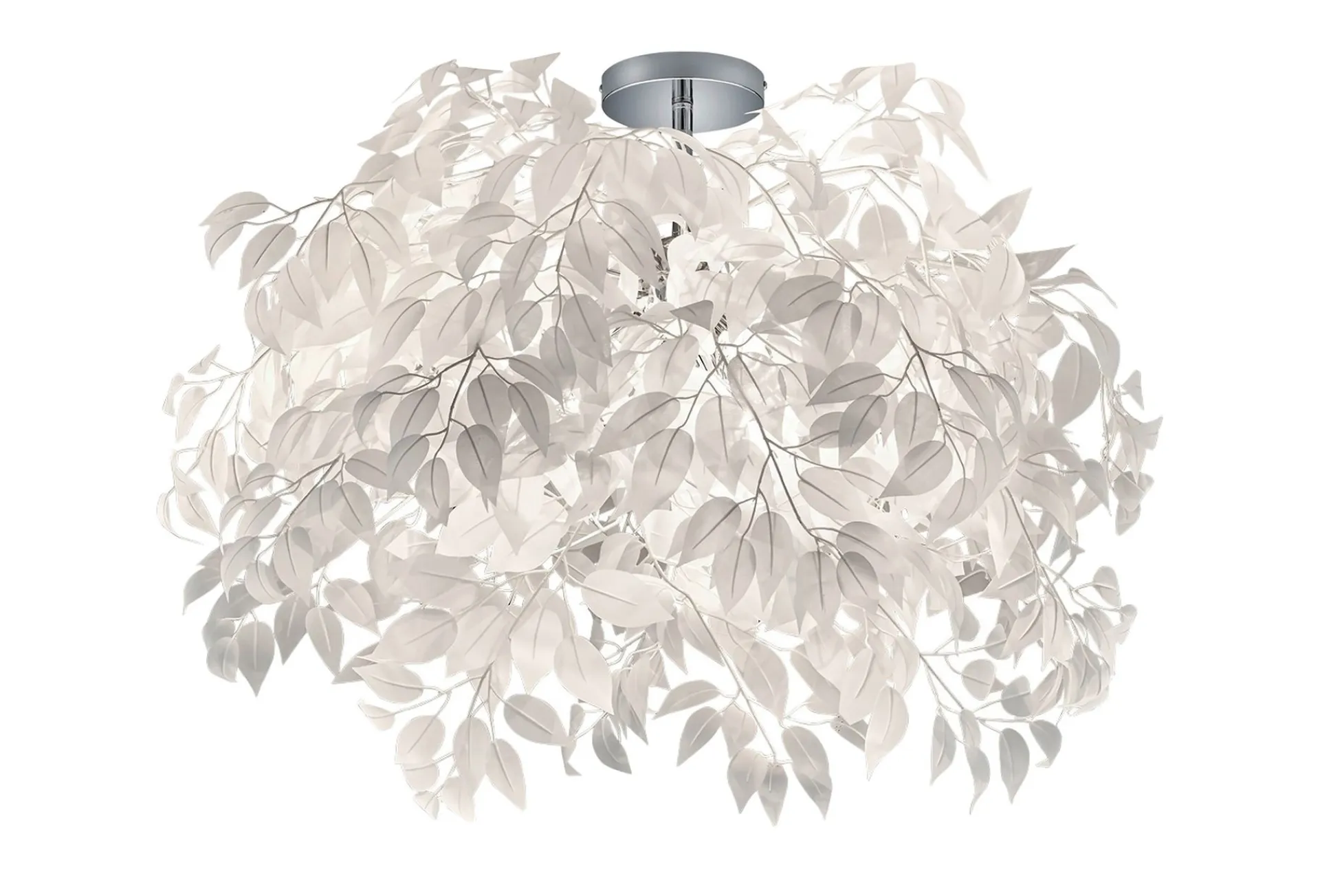 Trio Lighting Kjøkkenlampe|Taklampe-Leavy Plafond 70 cm 3xE27 Hvit