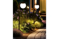 Stolpelykt & Portlykt-Lecula Pullertlampe 105 cm Svart