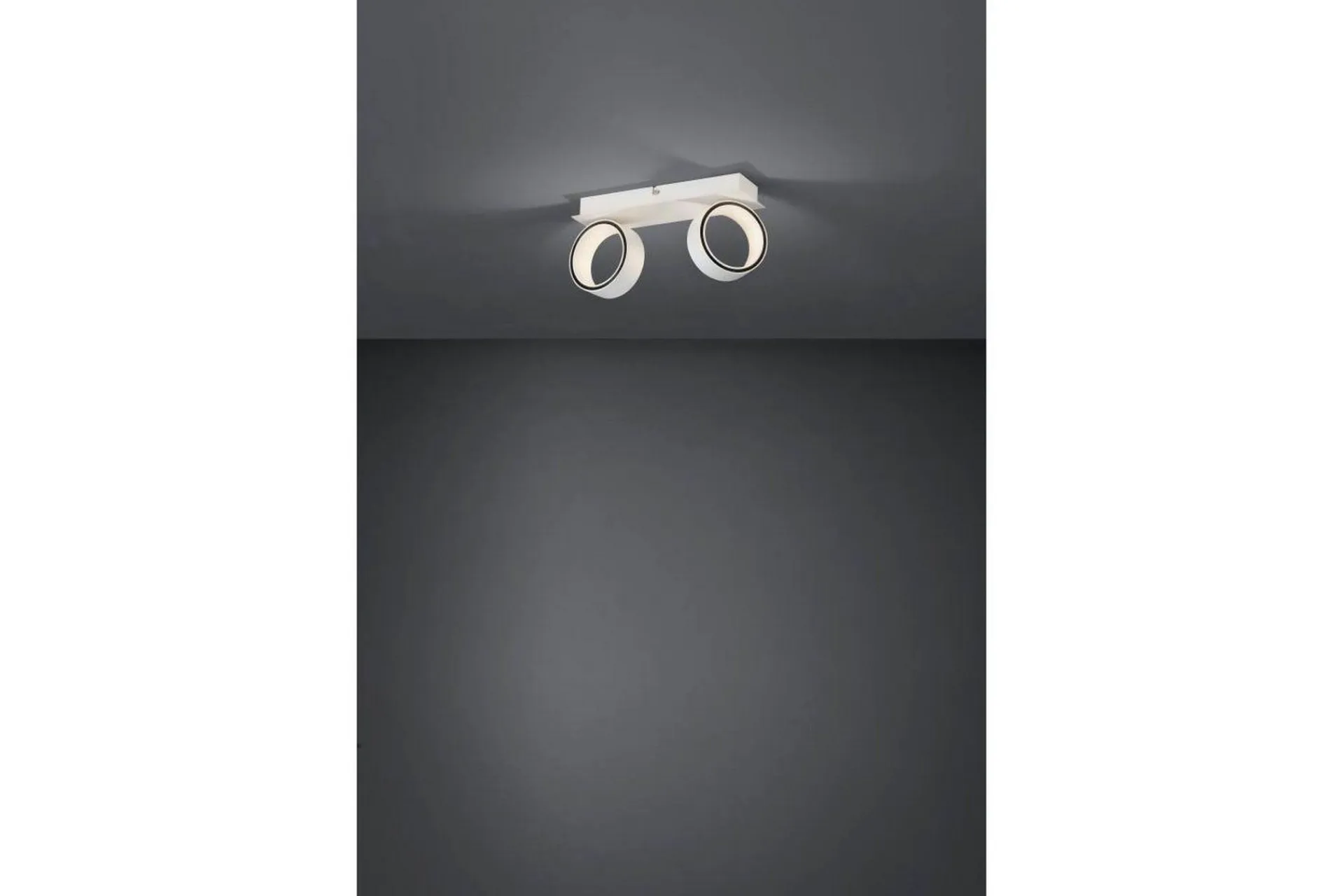 Spotlights & Downlights-LED-spotlight Eglo Albariza Hvit 2 Lamper Hvit,Krom