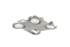 Eglo Spotlights & Downlights-LED-spotlight Brea Matt nikkel Hvit