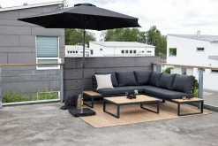 Venture Home Parasoller-Leeds Parasoll 300 cm Svart