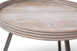 Hillerstorp Loungebord & Sofabord Utendørs|Balkongmøbler-Leicester Bord Ø60 cm Beige,Grey