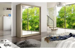 Garderober & Garderobesystem-Leila Garderobe 150 cm Skyvedører Speil tre