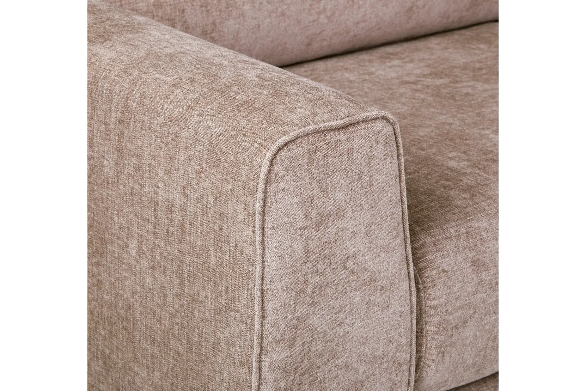 Hjørnesofa-Leila Hjørnesofa med sjeselong høyre Beige