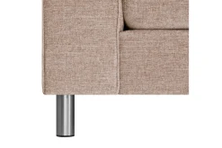 Hjørnesofa-Leila Hjørnesofa med sjeselong høyre Beige