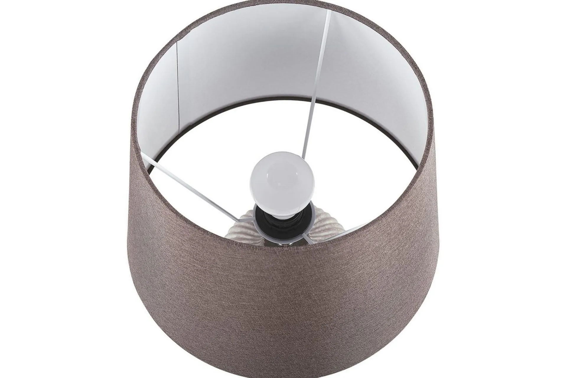 Nattbordslampe|Bordlampe-Lemnaik Bordlampe 52 cm E27 Lyse brun