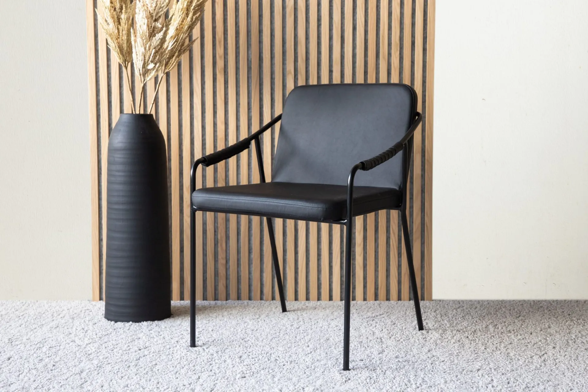 Venture Home Lenestoler (med armlener) Tvist barkrakk Svart