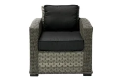 Utelenestoler|Loungestol Ute-Lenestol GENEVA med pute 78x75x78cm grå Grey