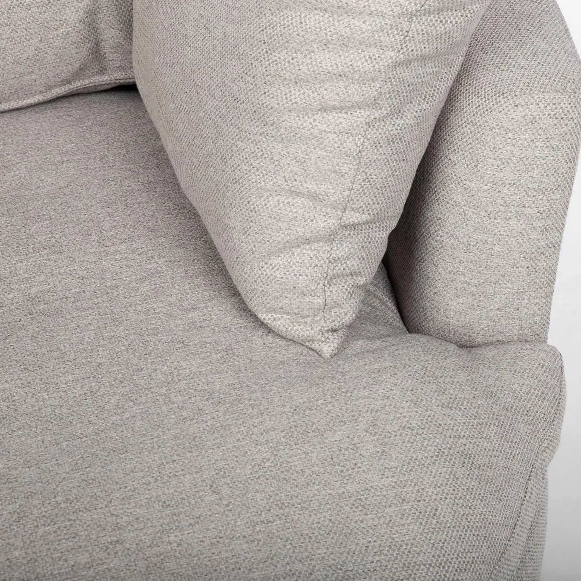 Utelenestoler|Loungemøbler Salg-Lenestol HOME4YOU Fluffy svingbar 110x105x65/86 cm Lys grå