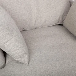 Utelenestoler|Loungemøbler Salg-Lenestol HOME4YOU Fluffy svingbar 110x105x65/86 cm Lys grå