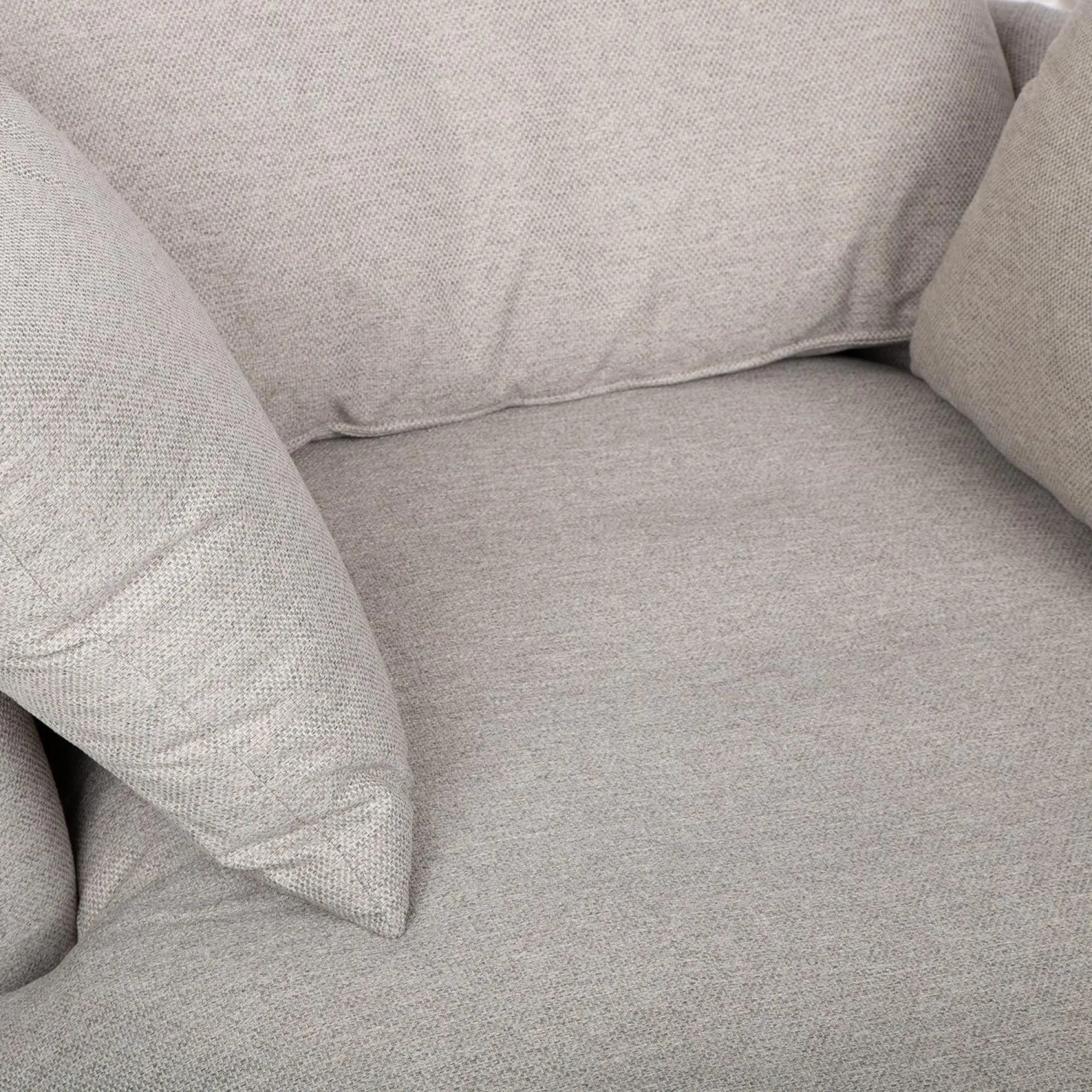 Utelenestoler|Loungemøbler Salg-Lenestol HOME4YOU Fluffy svingbar 110x105x65/86 cm Lys grå