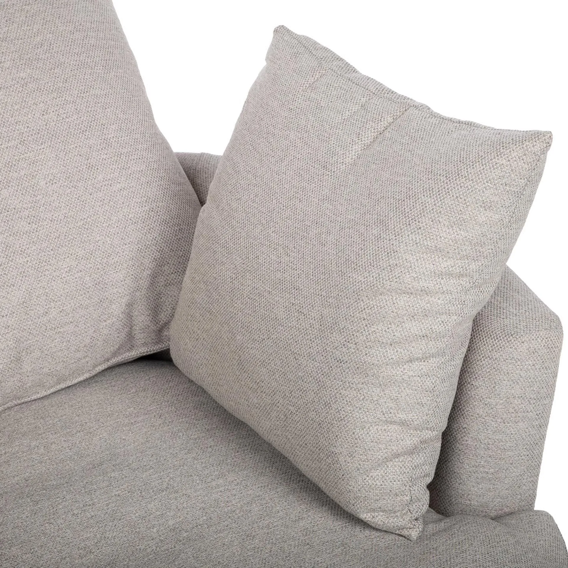 Utelenestoler|Loungemøbler Salg-Lenestol HOME4YOU Fluffy svingbar 110x105x65/86 cm Lys grå