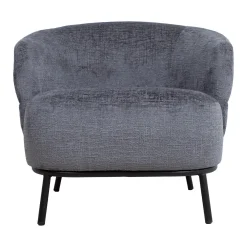 Lenestol HOME4YOU Gemala 100x40xh115 cm, svart