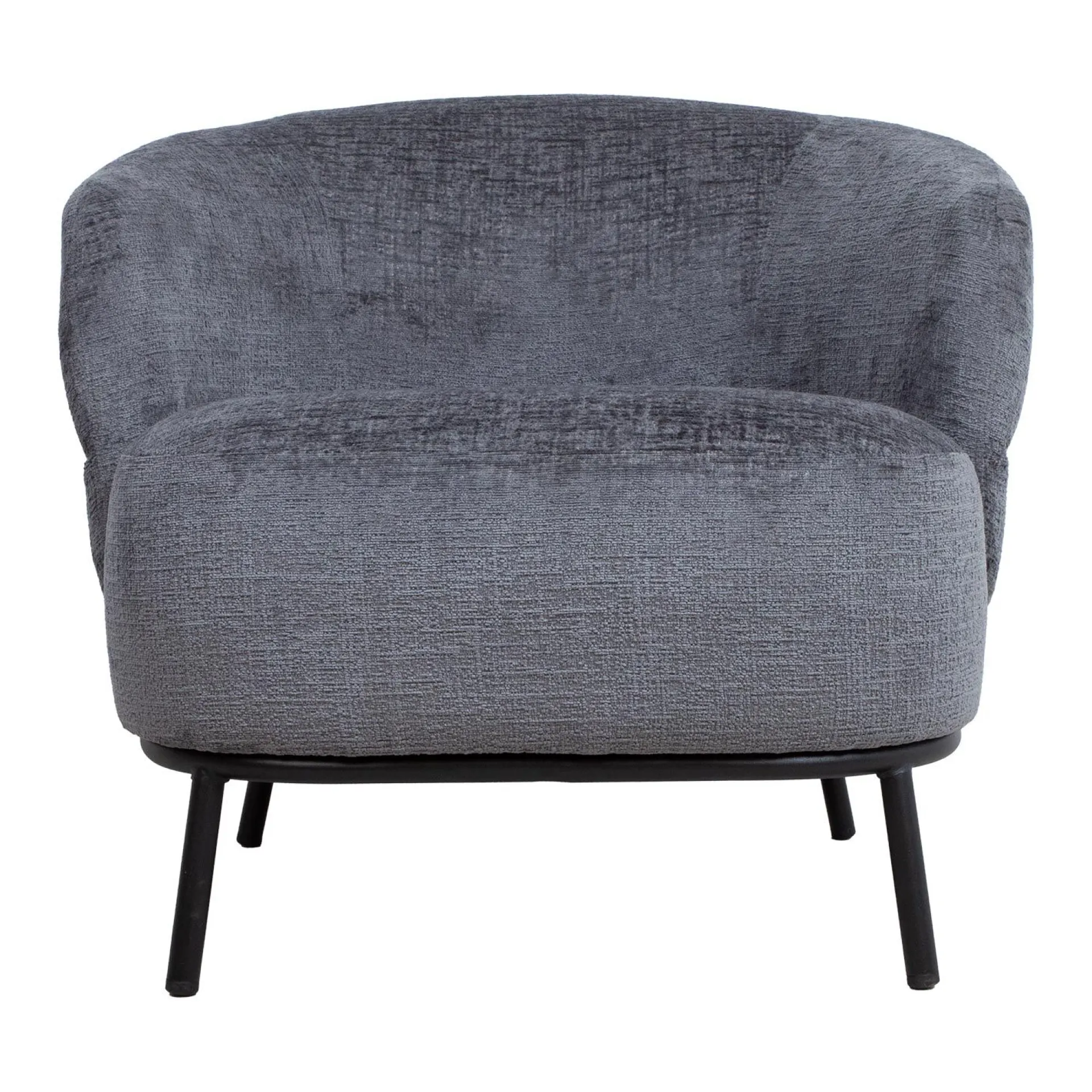 Lenestol HOME4YOU Gemala 100x40xh115 cm, svart