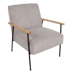 Lenestoler-Lenestol HOME4YOU Jade 63x75,5x85,5 cm Gråbeige