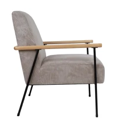 Lenestoler-Lenestol HOME4YOU Jade 63x75,5x85,5 cm Gråbeige