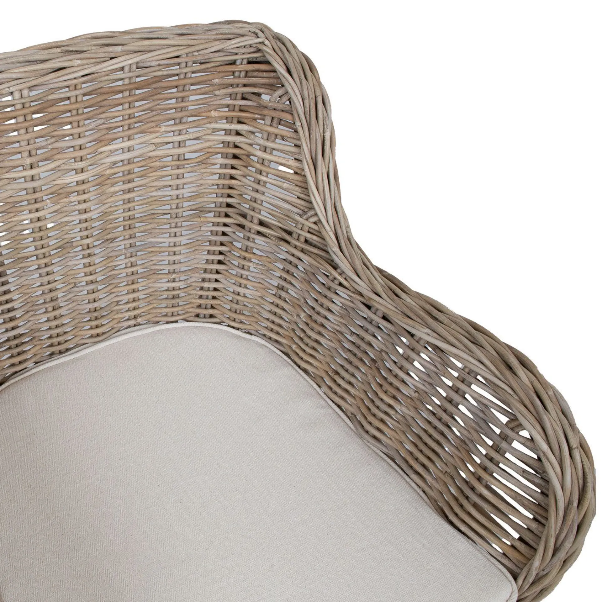 Lenestoler-Lenestol HOME4YOU Katalina 62x62x83 cm naturlig rotting beige