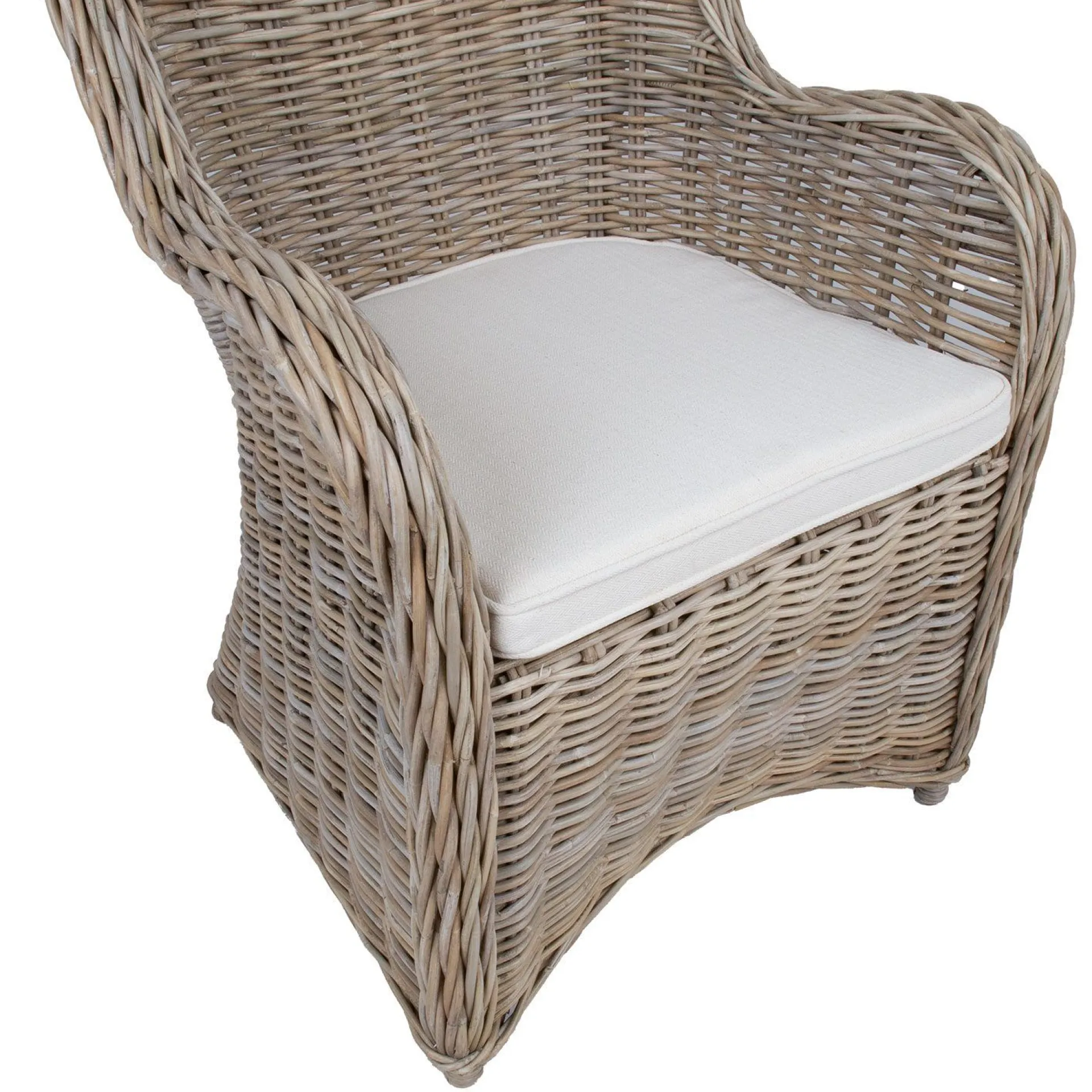 Lenestoler-Lenestol HOME4YOU Katalina 62x62x83 cm naturlig rotting beige