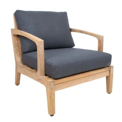 Utelenestoler|Loungemøbler Salg-Lenestol HOME4YOU Maldive teak brun