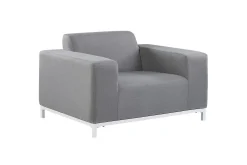 Utelenestoler|Loungestol Ute-Lenestol sett på 2 Rovigo Grey,Hvit
