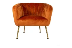 Lenestoler-Lenestol TUCKER 78x71xH69cm rød Orange