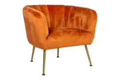 Lenestoler-Lenestol TUCKER 78x71xH69cm rød Orange