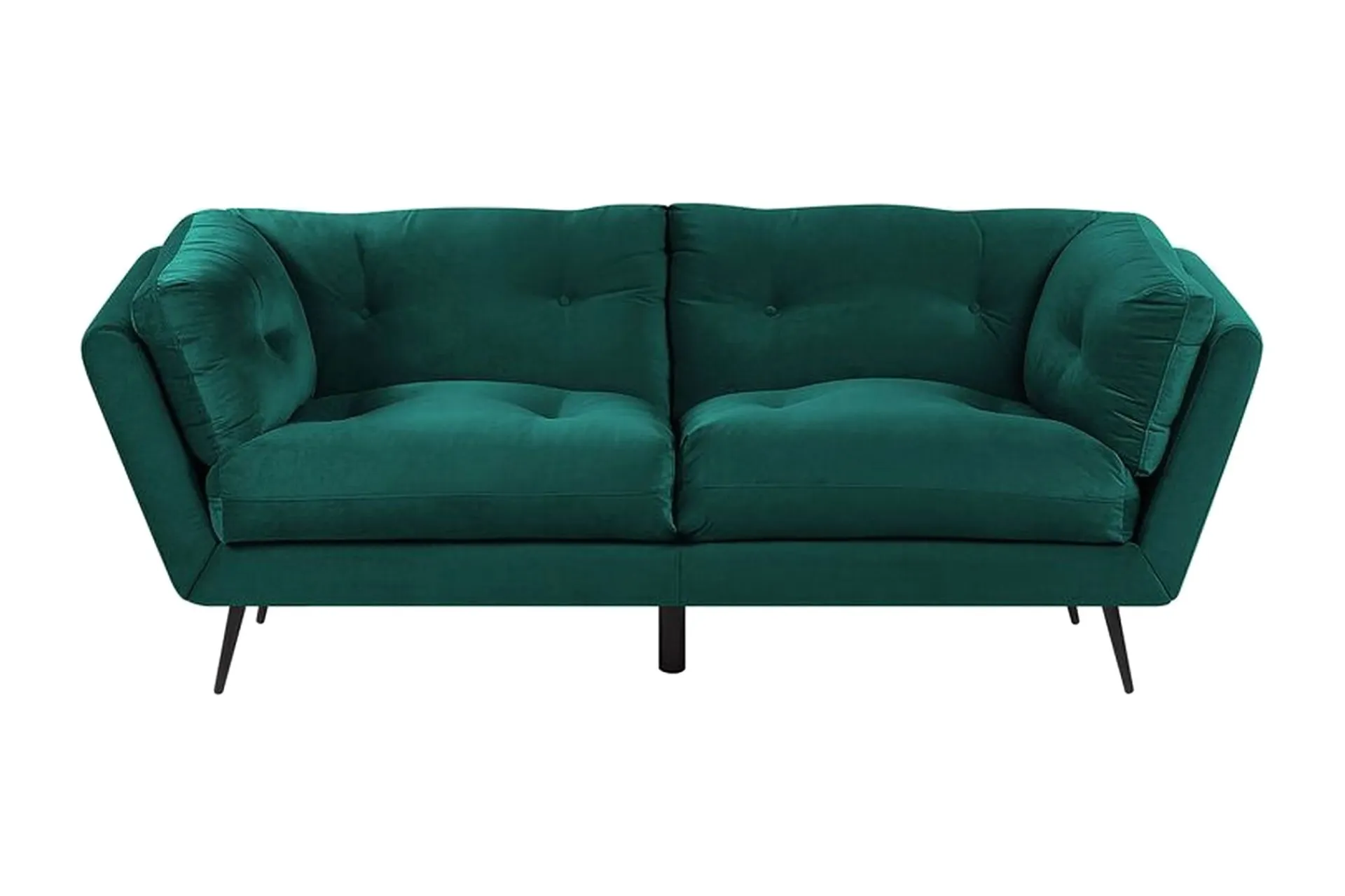 Velour Sofa & Fløyel Sofa-Lenvik 3-seters Sofa Grønn