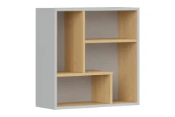 Bokhylle-Leokkol Bokhylle 56 cm Tre/Natur,Hvit,