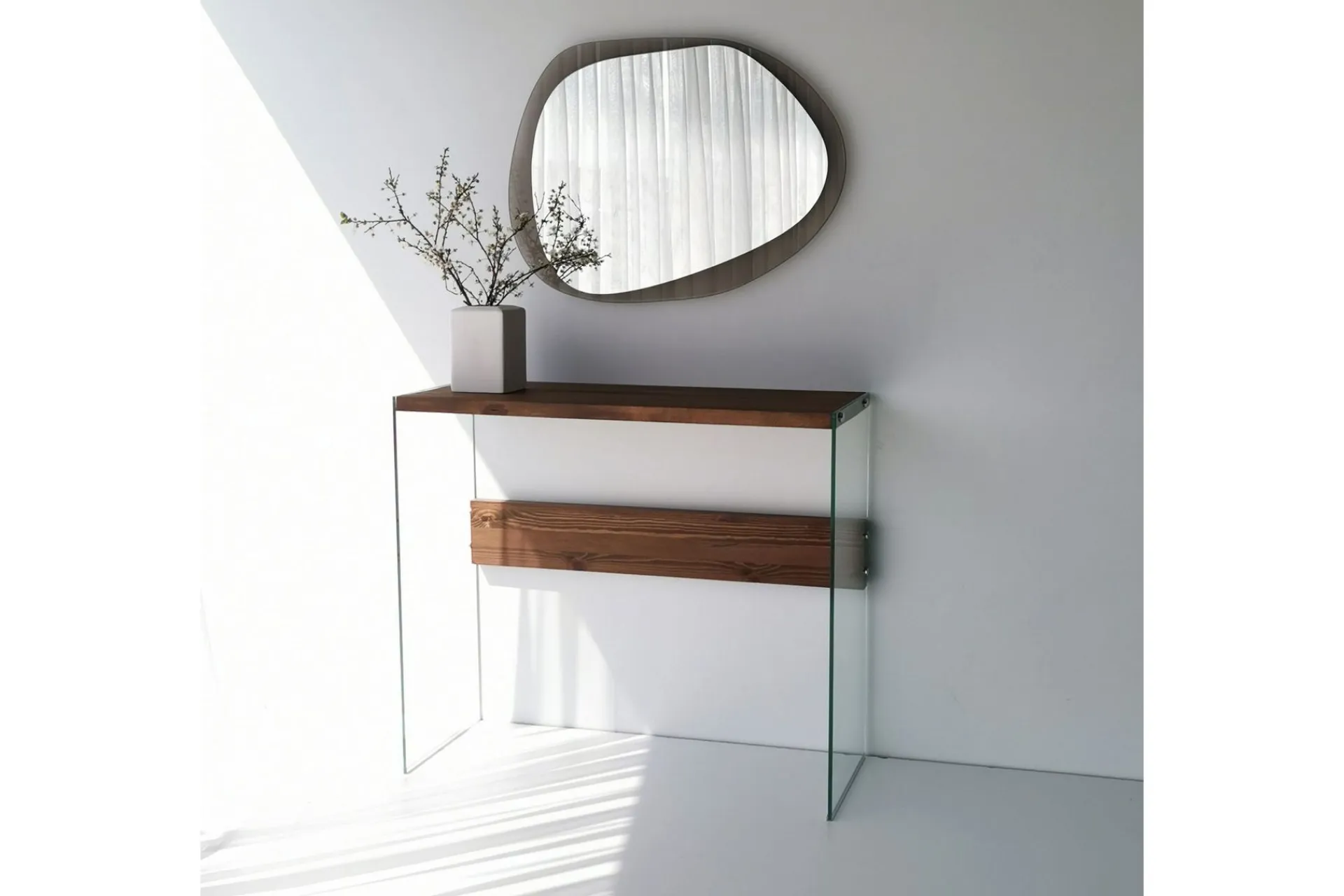 Sminkespeil|Gulvspeil-Lepinas Veggspeil 75x55 cm Bronse