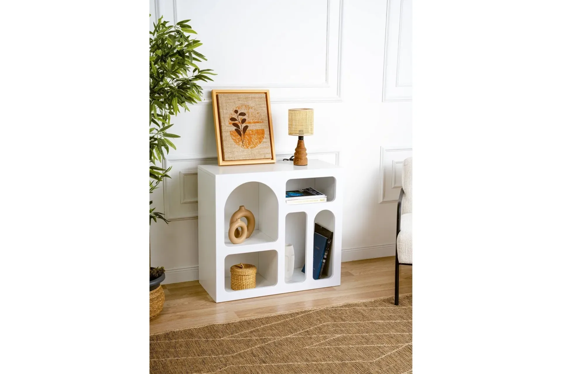 Sideboard & Skjenker-Lesa Konsollbord 80 cm Hvit