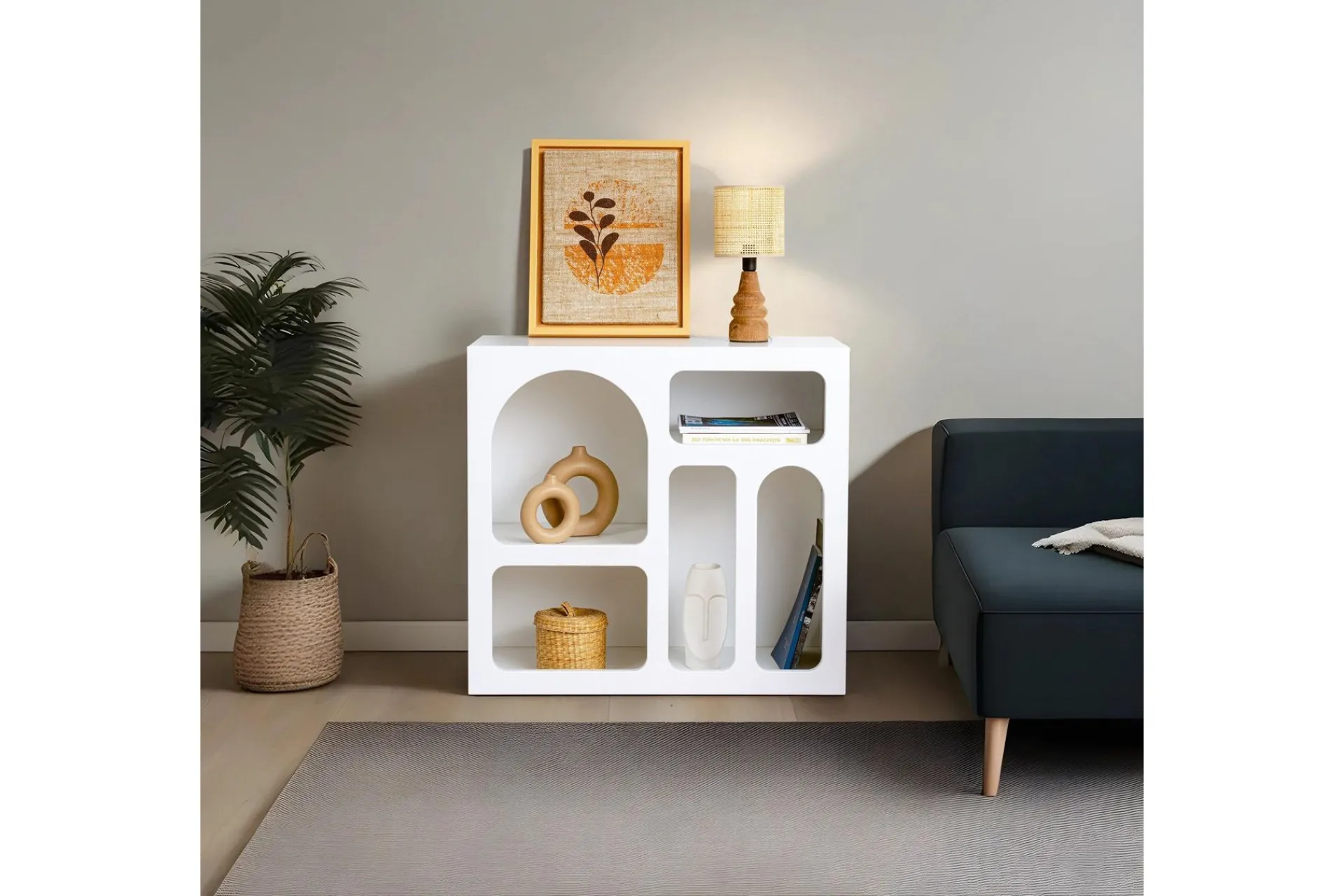 Sideboard & Skjenker-Lesa Konsollbord 80 cm Hvit