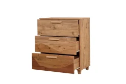 Entrekommode|Kommode-Leva Kommode 80x95 cm Brun Brun/Oransje