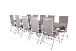 Venture Home Levels Forlengbar Spisegruppe 224cm + 10 Break Stoler