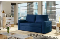 Velour Sofa & Fløyel Sofa-Lijan 2-seter Sovesofa Blå