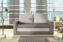 Velour Sofa & Fløyel Sofa-Lijan Sovesofa Grå/Beige