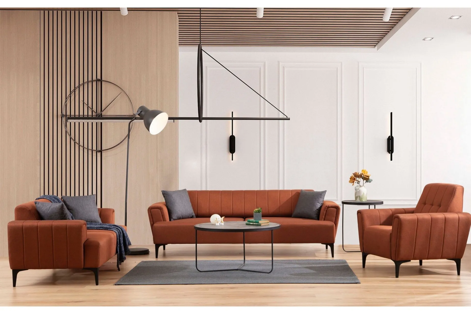 2 Seter Sofa-Lilesville 3-seter Sofa Rød