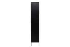 Venture Home Vitrineskap|Skap-Lima Vitrineskap 80x180 cm Svart