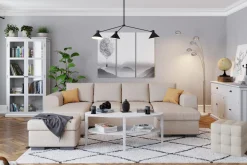 Scandinavian Choice U-Sofa-Link Dobbel divansofa 4-seter Beige