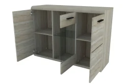 Sideboard & Skjenker-Link Skänk 120x42x87 cm beige||Grey Beige,Grey