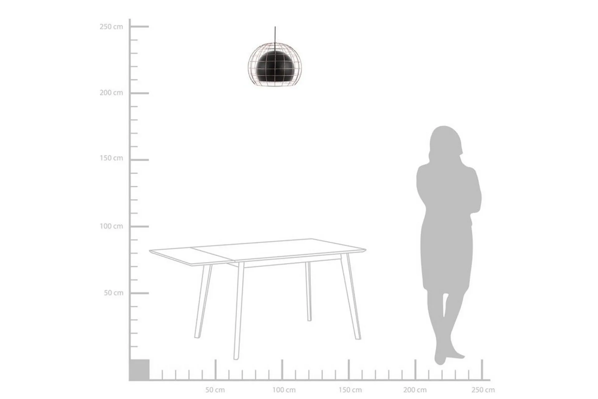 Liri Taklampe 31 cm
