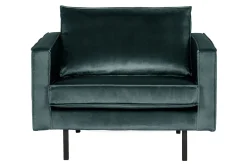 WOOOD Lenestoler-Lissbon Lenestol Fløyel Blå Grønn