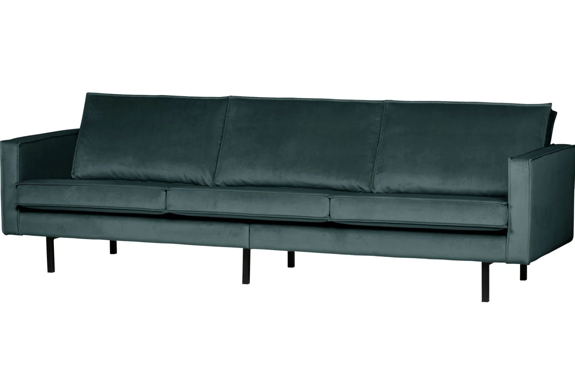 WOOOD Velour Sofa & Fløyel Sofa-Lissbon 3-seter sofa fløyel Blå Grønn