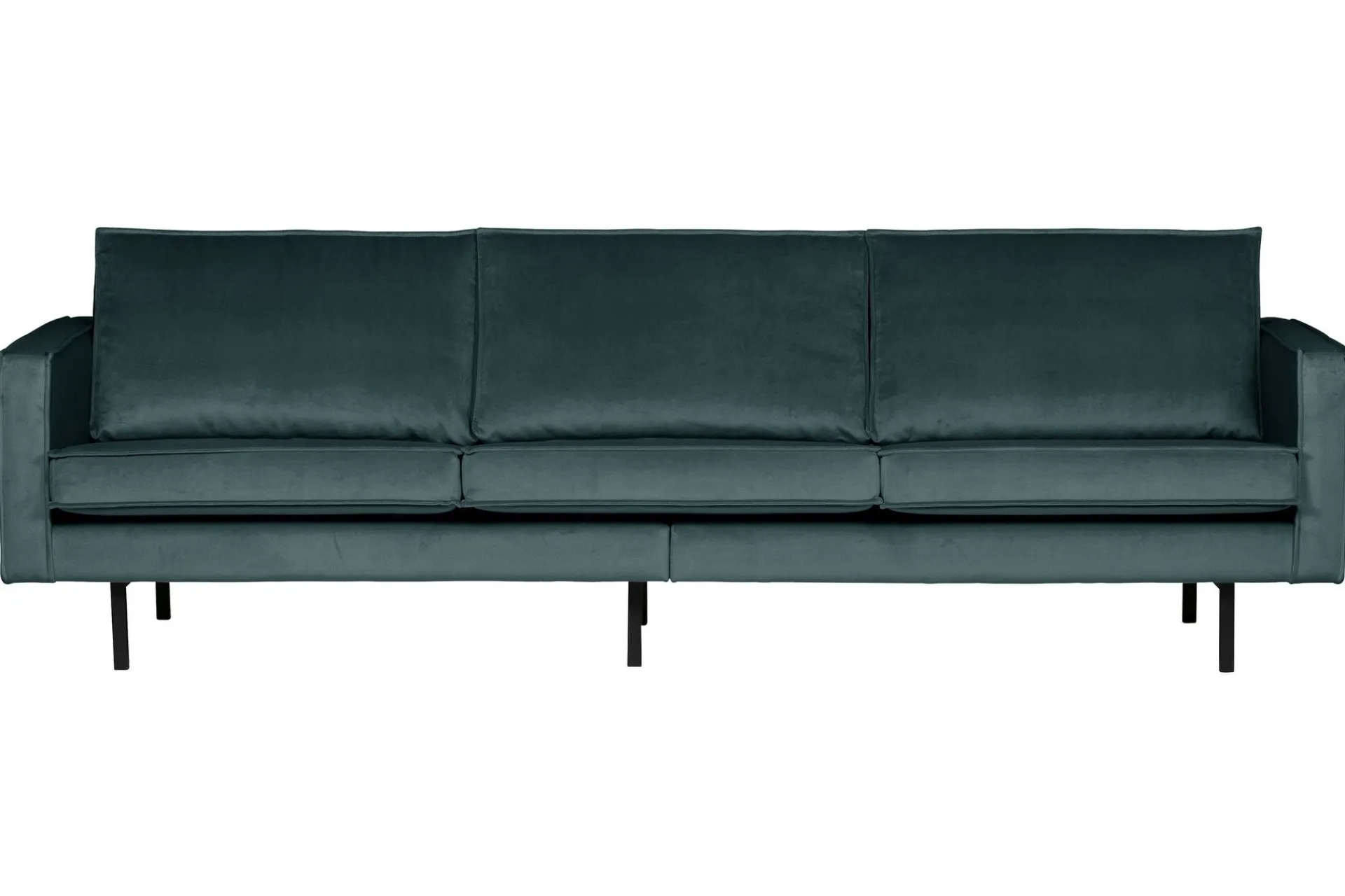 WOOOD Velour Sofa & Fløyel Sofa-Lissbon 3-seter sofa fløyel Blå Grønn